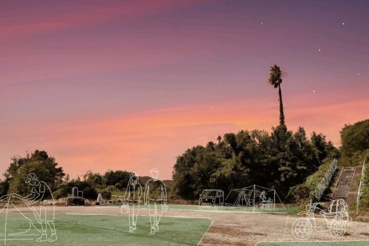 2026年4月、南さつま市坊津町久志の「旧久志中学校」跡地に、新たなキャンプ場「Bois! Camping Field」が誕生します！