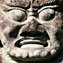 武家屋敷の仁王像